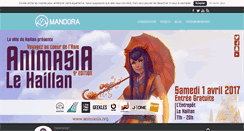 Desktop Screenshot of mandora.fr