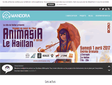 Tablet Screenshot of mandora.fr